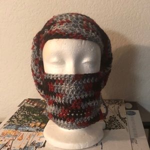 Cute multicolor slouchy with matching mask